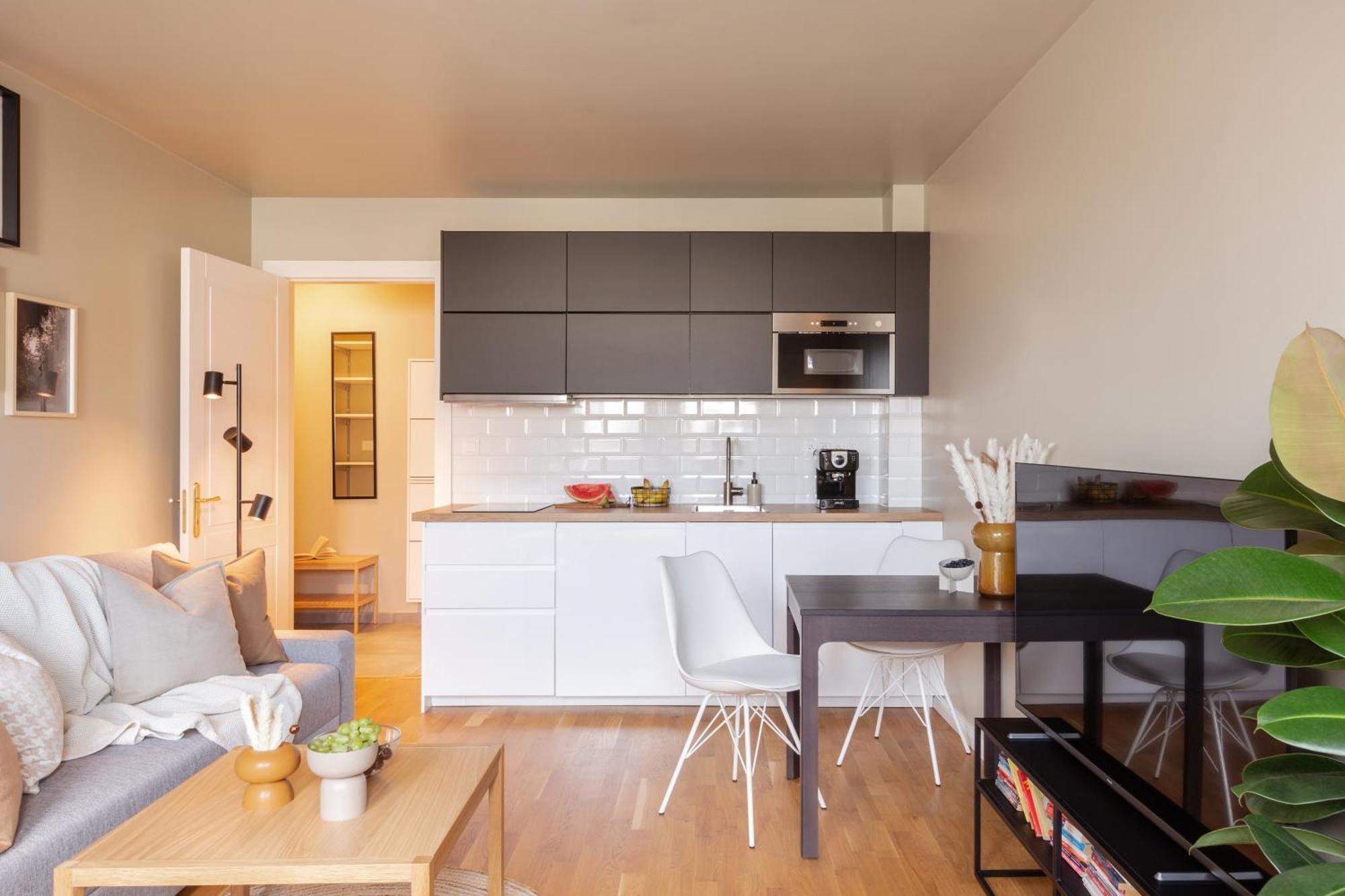 Turnkey I Angelo Roma Apartments Prag Zimmer foto